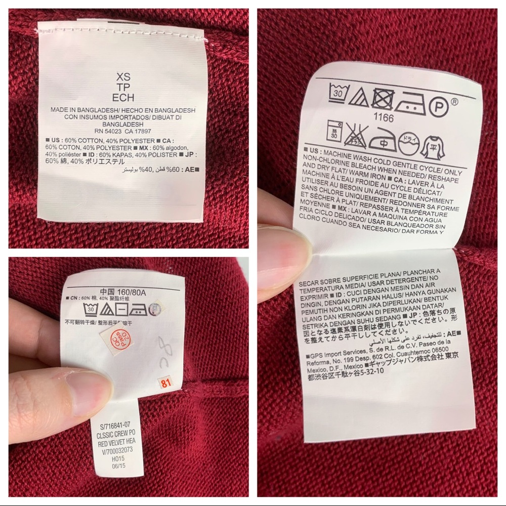 Old Navy red pullover crewneck sweater - Picture 12 of 12